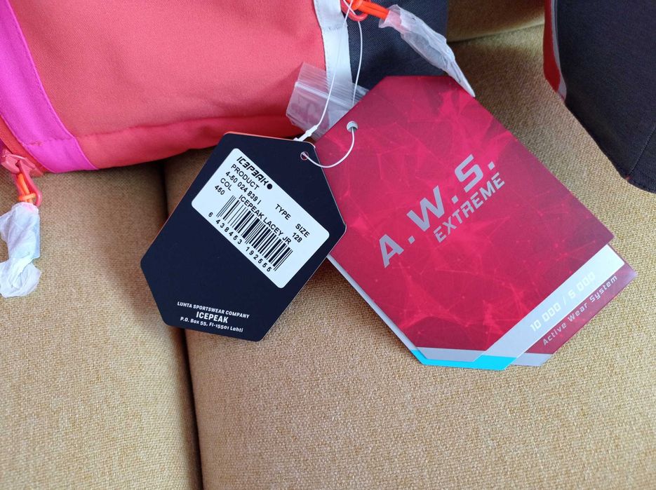 Kurtka narciarska dla dziecka Icepeak Lacey rozm. 128