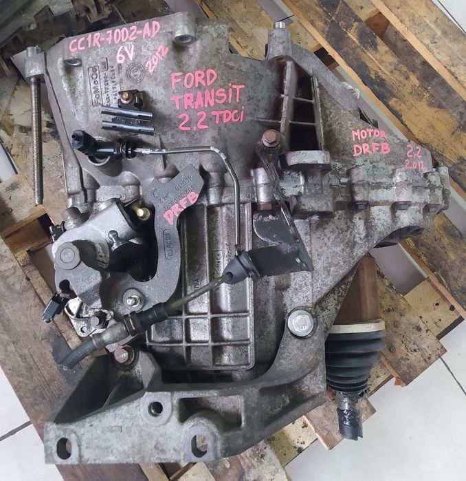 caixa 6 velocidades Ford Transit 2.2TDCI 100cv CC1R-7002-AD motor