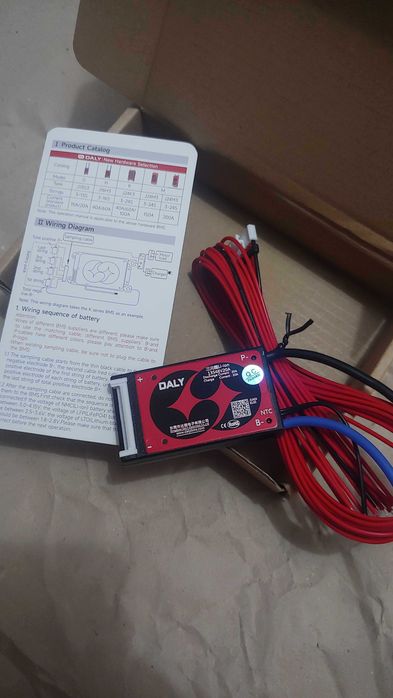 БМС Daly 48В 13s 20Aмпер BMS Ntc защита перегрева новая