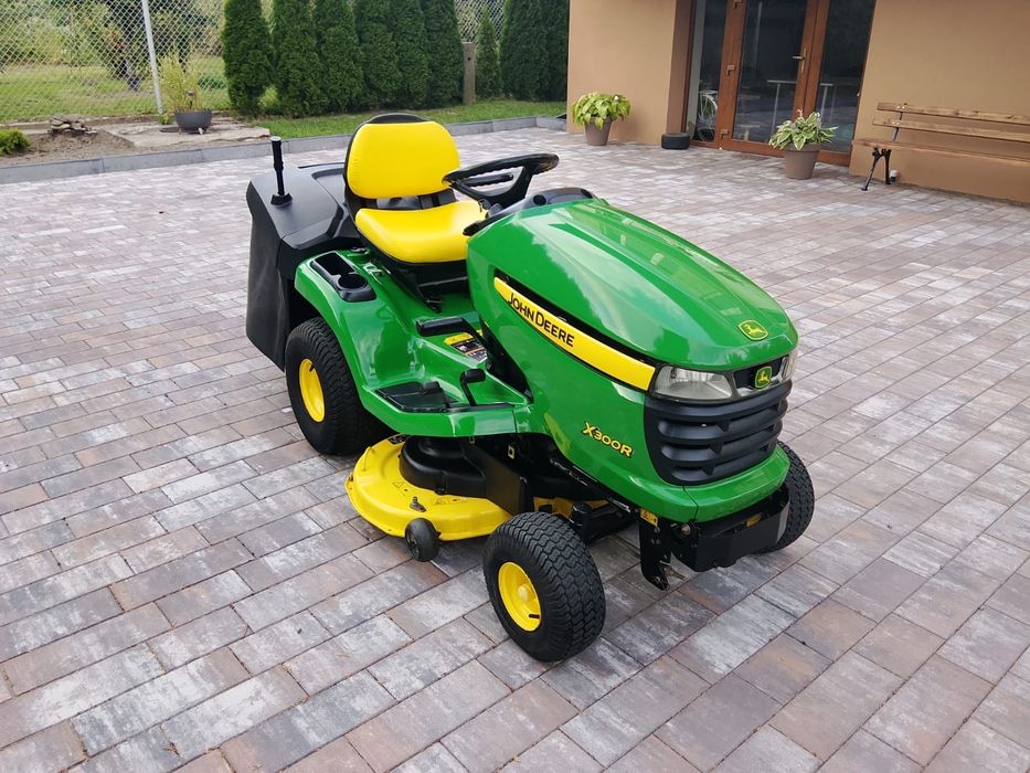 Traktorek kosiarka John Deere x300r