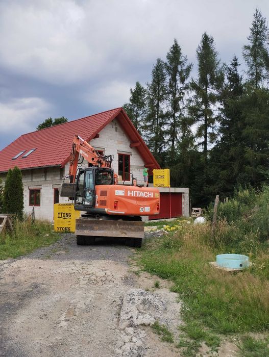 Usługi koparką kołową