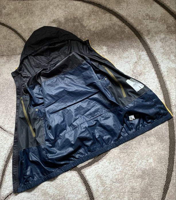 Ветровка куртка The North Face Windwall Jacket Blue Yellow Size M Mens