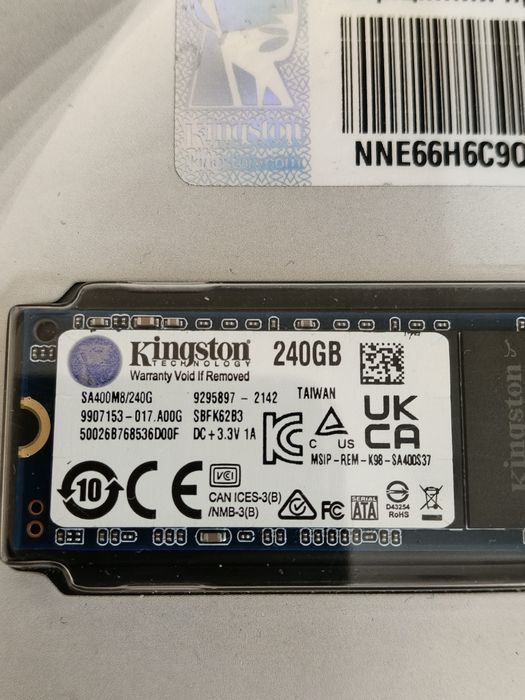 Нова KINGSTON SSD m2 240 Gb
