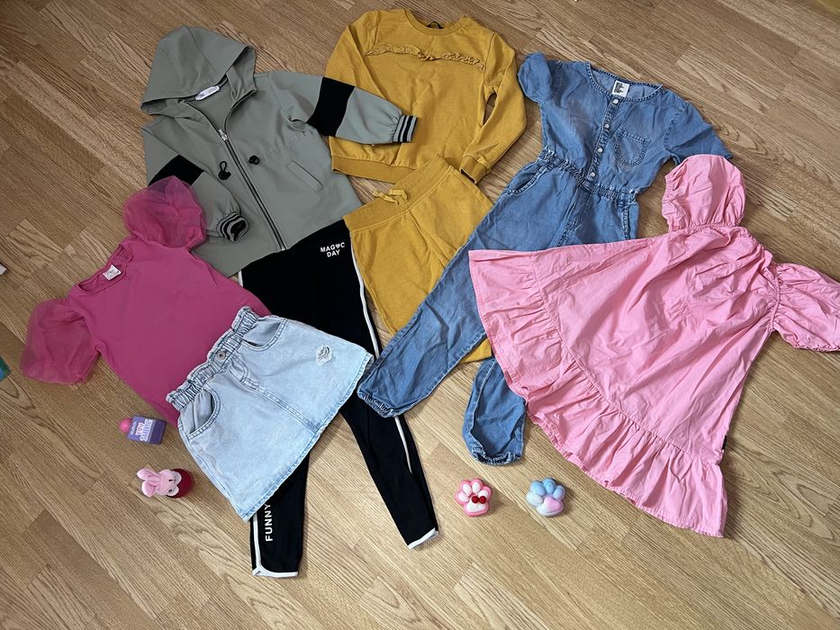 ЛОТ одяг для дівчинки 116-122 Zara george спортивні костюми, спідничка