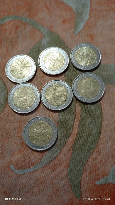 Moedas de 2 € de vários países