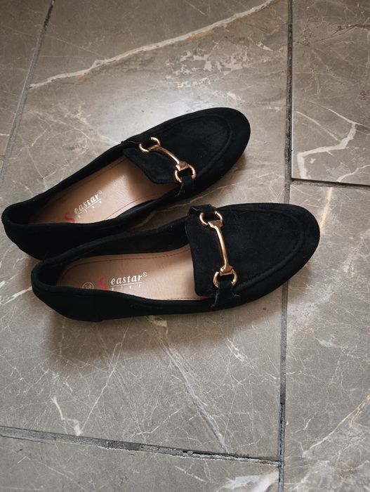 Buty mokasynki czarne