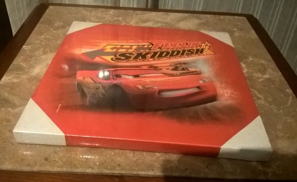 Set Lançador Carros Dinoco 51 Quadro Faísca McQueen Disney Novo