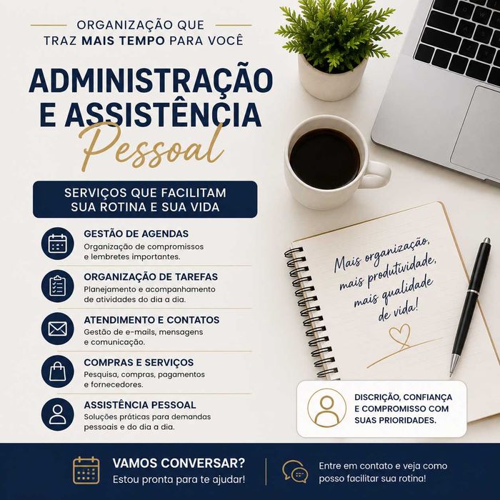 Ofereço Serviços de Administração