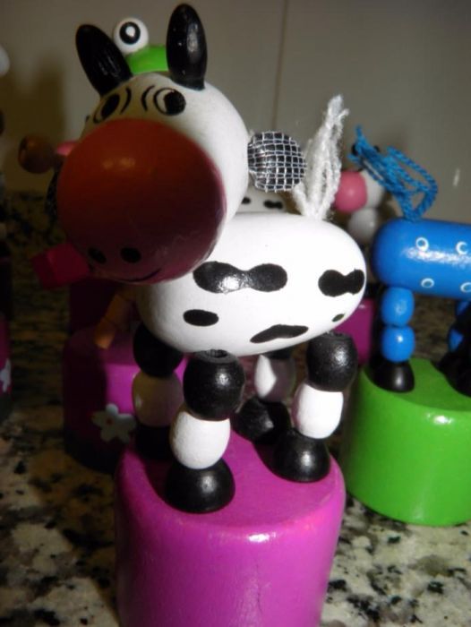 8 Bonecos de elásticos