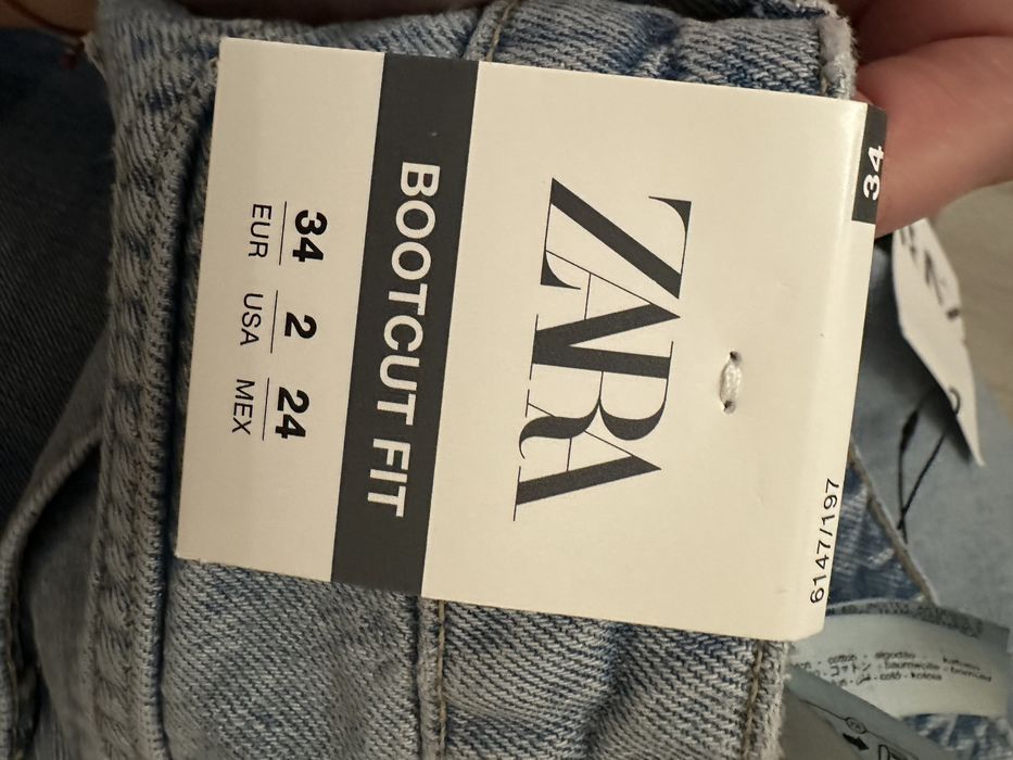 Nowe jeansy Zara
