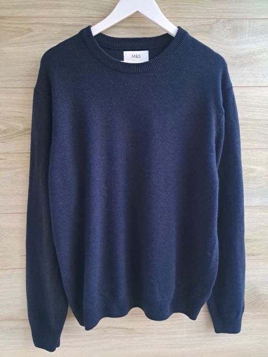 Свитер шерсть 100% вовняний светр вовна marks&spenser разм xl