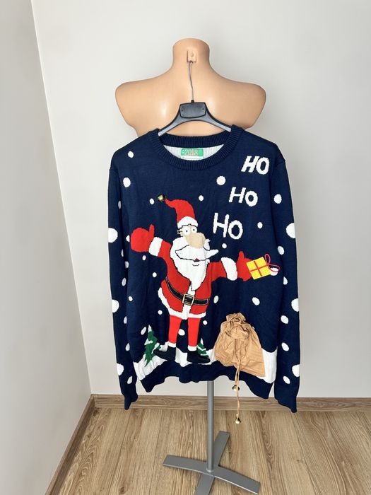Sweterek swiąteczny rozmiar L cubus sesja święta Christmas