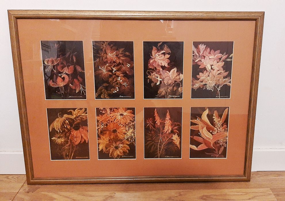 Kolekcja obrazów kwiaty Anna Kruczkowska-Pieczykolan