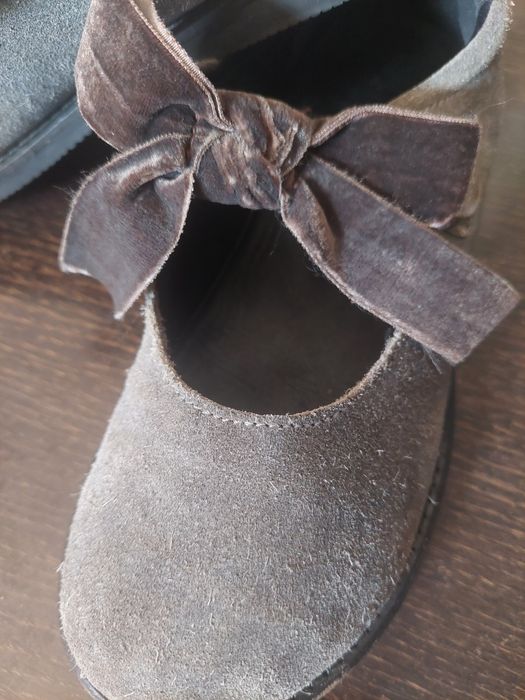 Sapatos camurça menina cinzentos 33