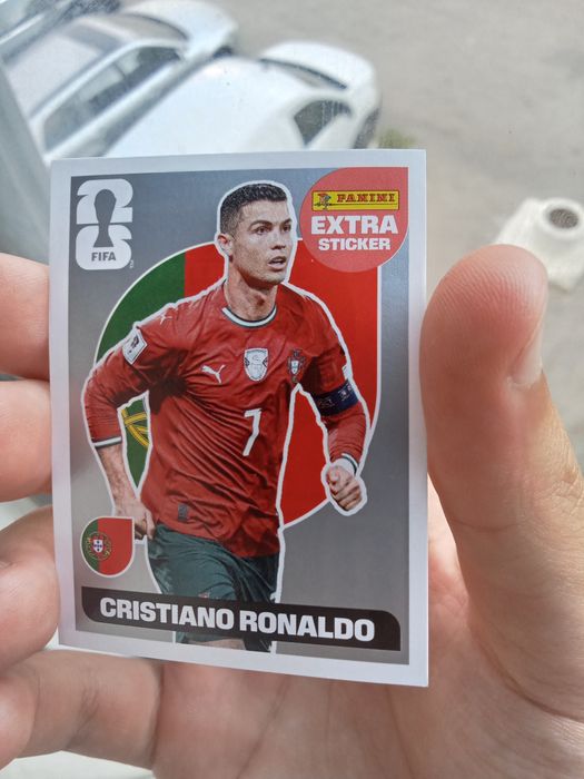 Cromo Cristiano Ronaldo Legend Prata Oficial