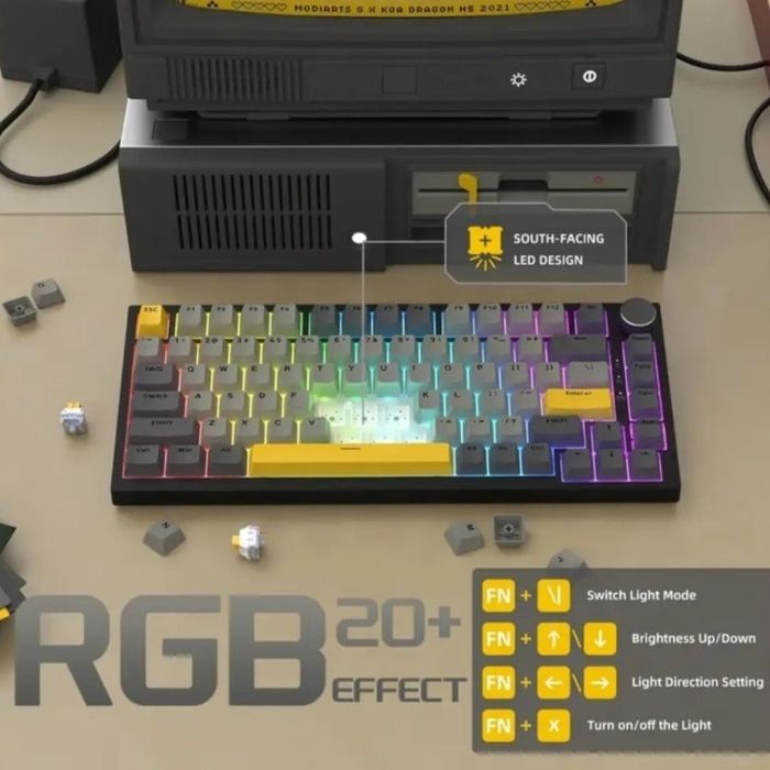 ‼️New‼️Геймерська клавіатура Ajazz AK820 ‼️Top‼️