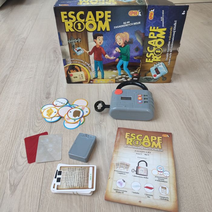 Gra elektroniczna Escape Room Epee 4 poziomy trudności