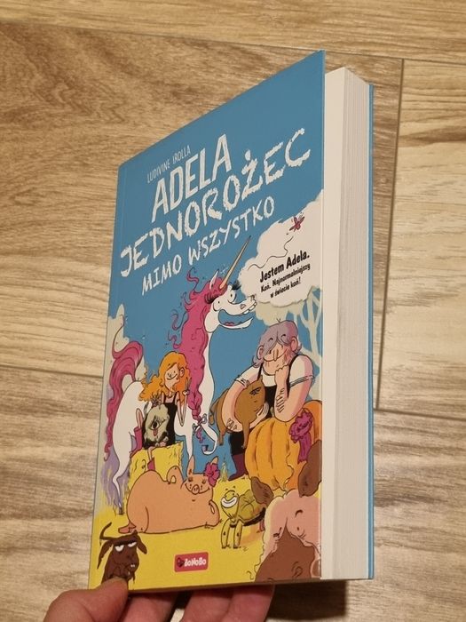 Książka Adela Jednorożec mimo wszystko