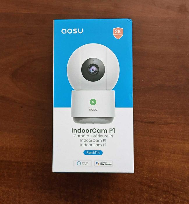 Камера видеонаблюдения AOSU P1 2K WiFi новая запечатанная