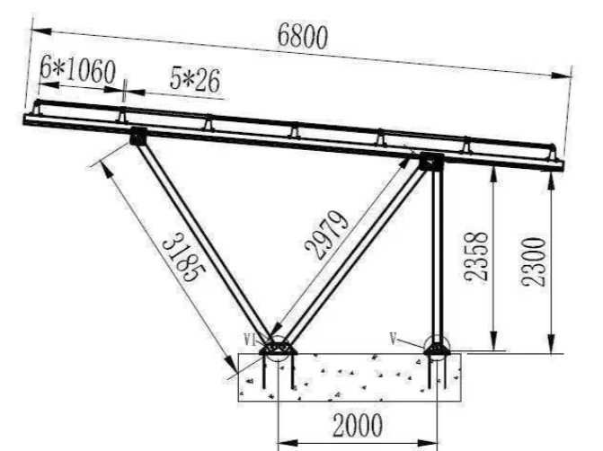Carport aluminiowy dwustanowiskowy pod 24 moduły Fotowoltaika