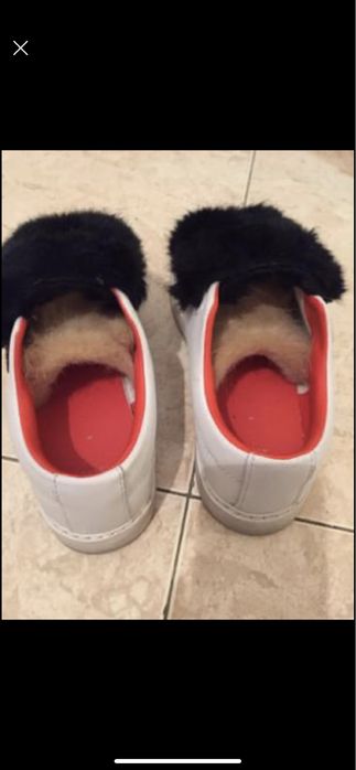 Ténis  Zara  Brancos  com  pelo