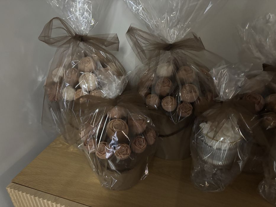 Box boxy kwiaty sojowe