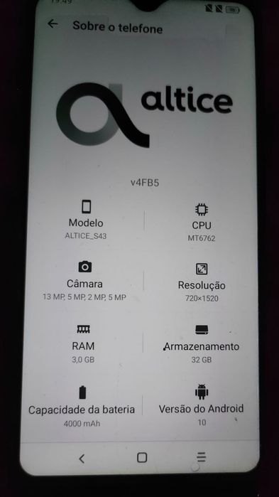 Altice S43 desbloqueado