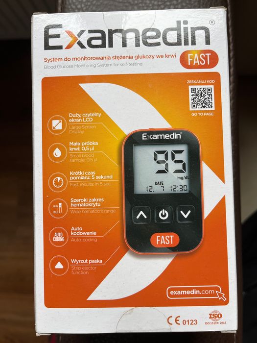 Glukometr EXAMEDIN nowy