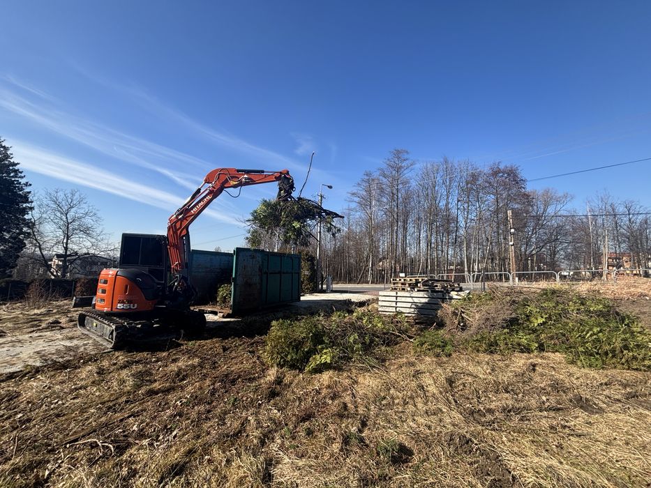 Wywoz ziemi gruzu załadunek transport 4x4