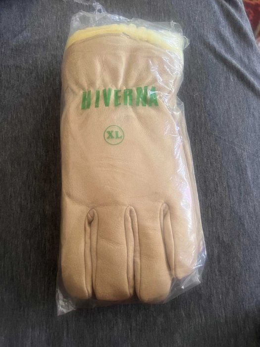Кожаные перчатки на нат. овчине новые. Прив. из Франции