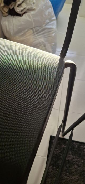 High Chair in Metal and Plastic