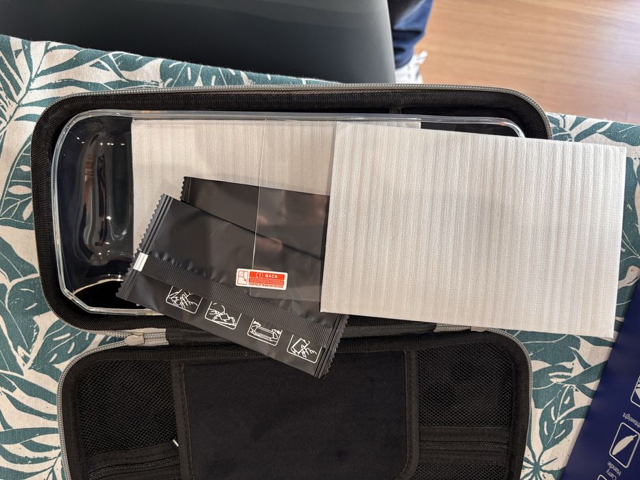 Caixa de transporte rigida, cinzenta, para ROG Ally X e ROG Ally (negociavel)