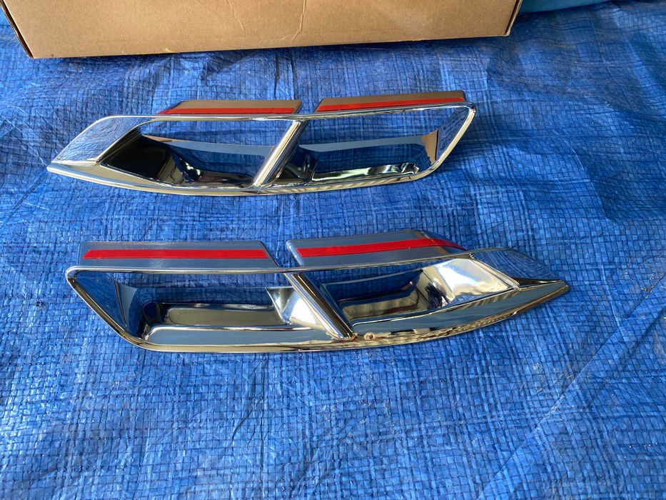 Atrapy NAKŁADKI końcówek Wydechu*VW Passat B8 LIFT - 2019 do 2023