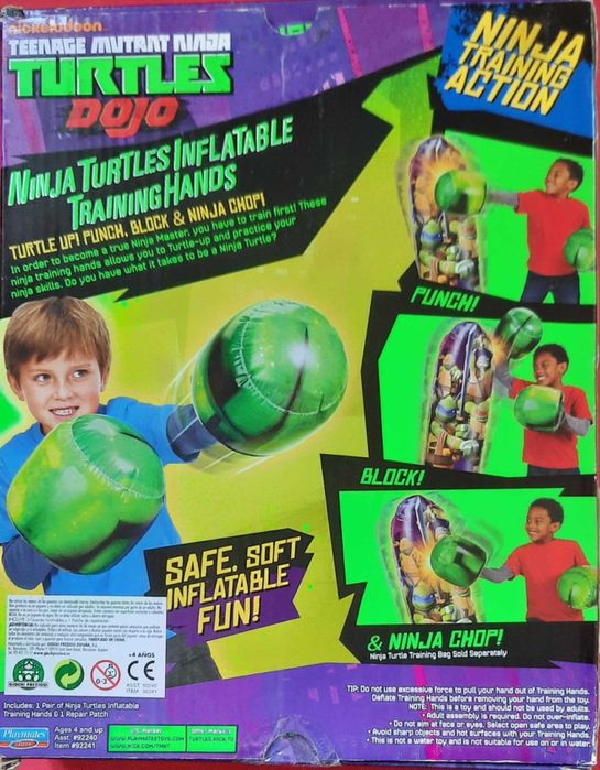 Luvas/Mãos Insufláveis Tartaruga Ninja