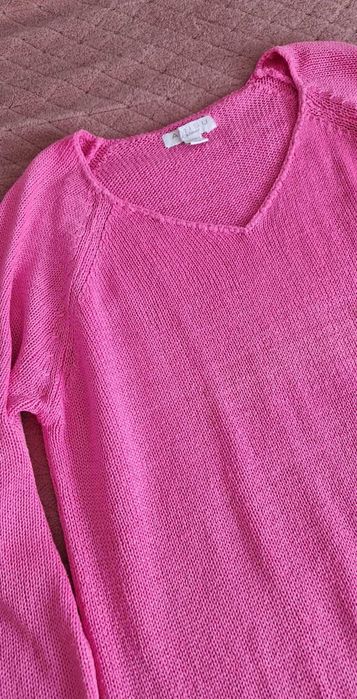 śliczny różowy sweterek AMISU z New Yorker L 40 42 44