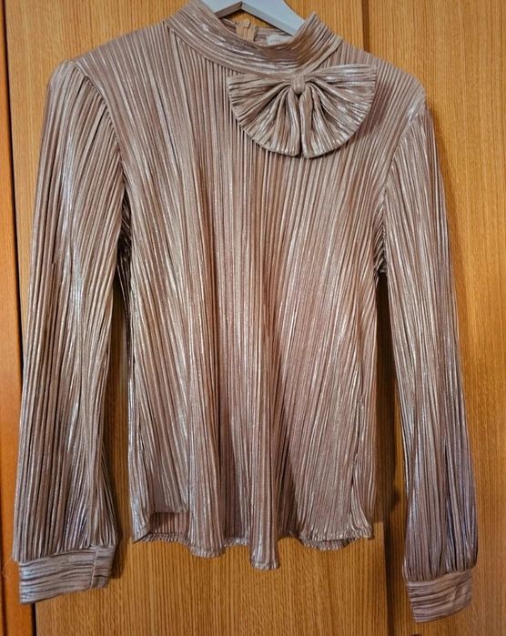 Blusa dourada de festa Vintage Bazaar