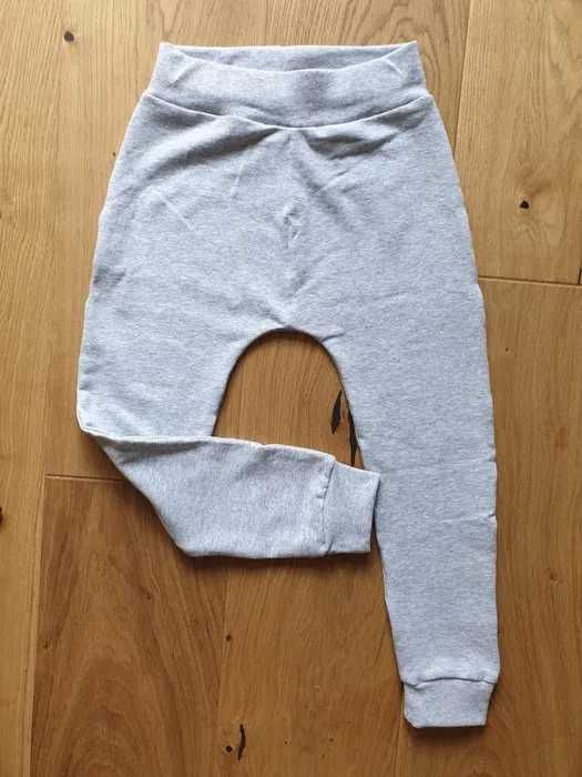 Spodnie dresowe baggy rozmiary 86-116 różne kolory handmade