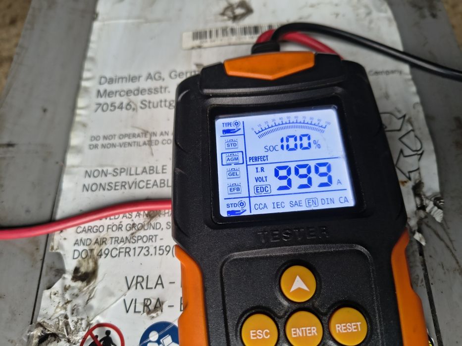 Akumulator Agm Mercedes 220Ah 1150A idealny na bank energii.