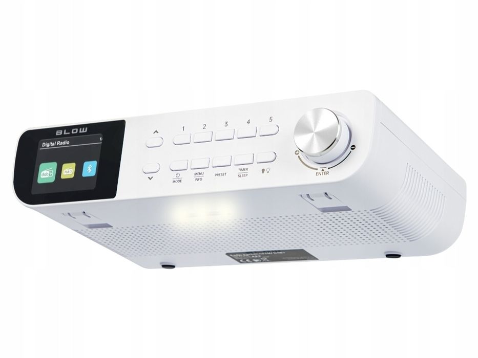 Radio kuchenne podszafkowe FM DAB+ Bluetooth
