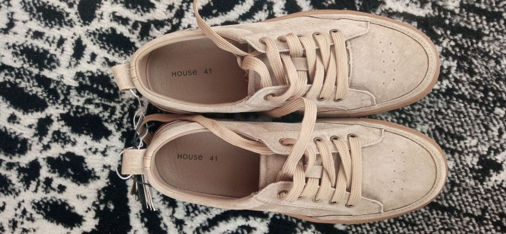 Buty męskie zamszowe