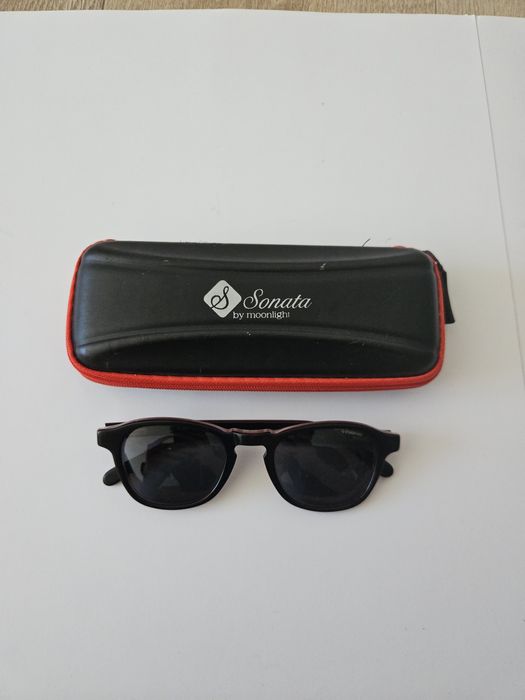 Okulary Polaroid „Hugo” | Polaryzacja | Etui Sonata