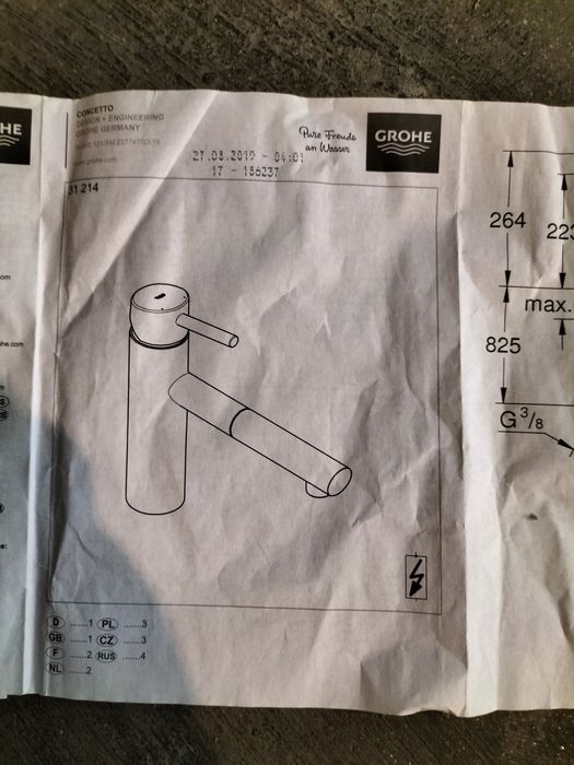 Torneira grohe concetto