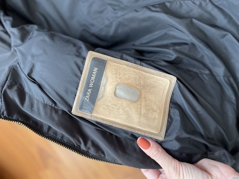 Куртка пухова, зимова куртка пух Zara