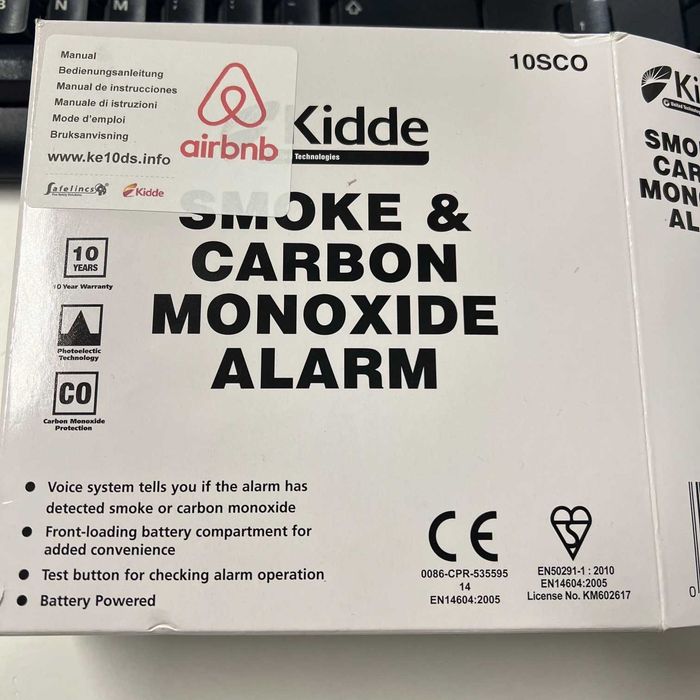 Kidde detector de fumo e dióxido de carbono\ novos