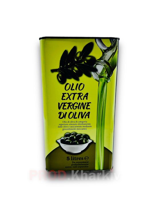 Оливковое масло тарелка ветка 5 литров Италия