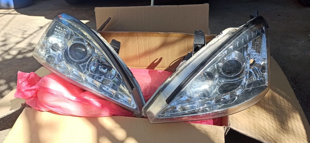 Faróis Led Daylight Ford Focus 1 98-01 Cromado