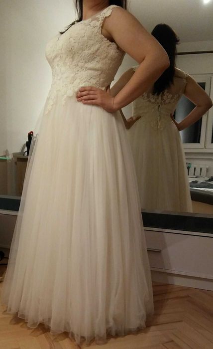 Suknia ślubna Justin Alexander 8852 ivory rozmiar 40/42