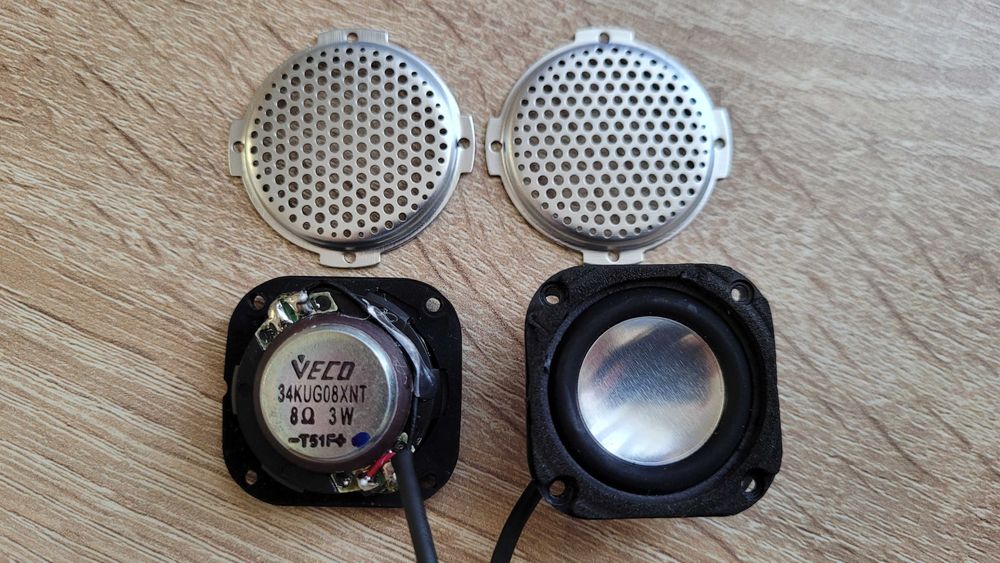 Głośniki VECO 3W 8Ohm 1 1/3" 3,4 cm 34mm 26mm przetwornik 34KUG08XNT