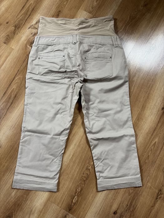 Beżowe spodnie ciążowe H&M rozmiar 48