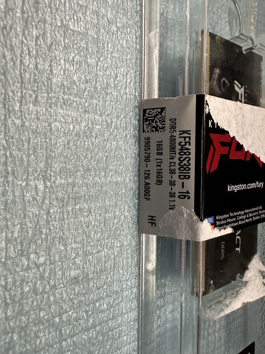 Новий !Модуль пам'яті SO-DIMM 16 GB/4800 DDR5 Kingston Fury Impact